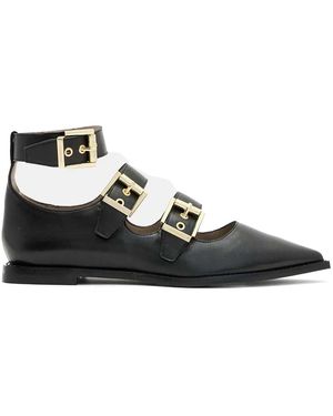 AllSaints Susan Ballerina Shoes - Black