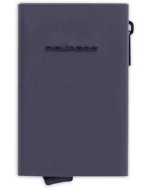Piquadro Pop-Up Zip Wallet - Blue