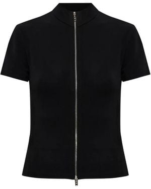 Alexander Wang Rashguard Oberteil Mit Stehkragen - Schwarz