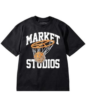 Market Camiseta Con Estampado Gráfico - Negro