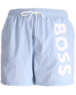 BOSS Octopus Swim Shorts - Blue
