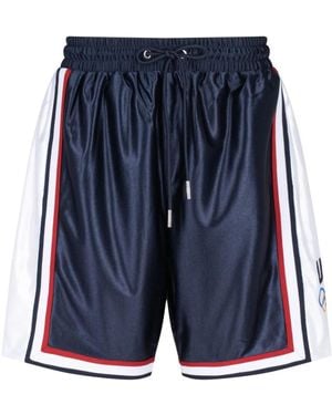 Kith Team Usa Faille Jersey "Ryan" Shorts - Blau