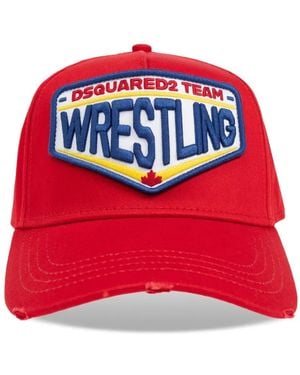 DSquared² Boxeur Baseball Cap - Red