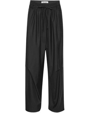 Henrik Vibskov Drawstring Straight Trousers - Black