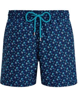 Vilebrequin Micro-Turtle Swim Trunks - Blue