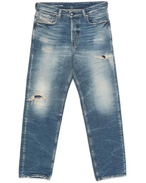 DIESEL Vaqueros con efecto envejecido - Azul