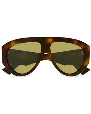 Gucci Pilot Sunglasses - Green