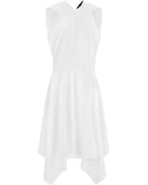 Proenza Schouler Vestido Midi Sybella - Blanco