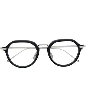 Thom Browne Gafas con montura redonda - Multicolor