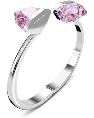Swarovski Droplet Bangle Bracelet - Pink