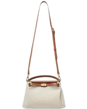 JW PEI Carmen Canvas Top Handle Bag - White