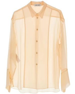 Alberta Ferretti Semi-Sheer Shirt - White