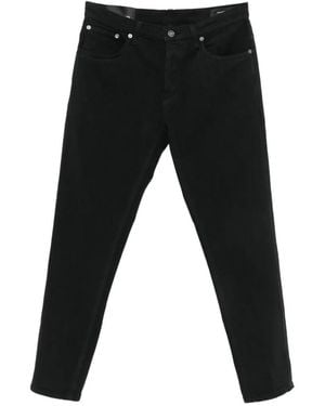 Dondup Vaqueros Rectos Brighton - Negro