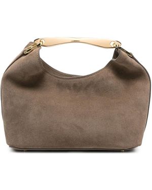 Elleme Small Boomerang Suede Tote Bag - Brown