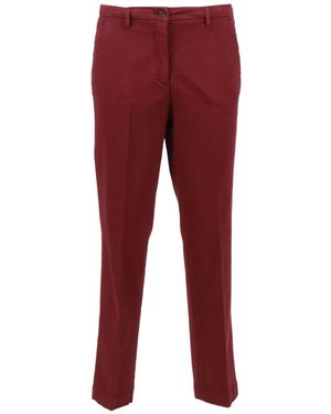 Briglia 1949 Pantalones Con Bolsillos Y Botón - Rojo