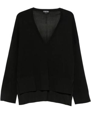 Tom Ford Pullover Mit V-Ausschnitt - Schwarz