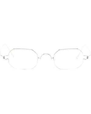 Lindberg Preciousrim 8225 Bril Met Achthoekig Montuur - Wit