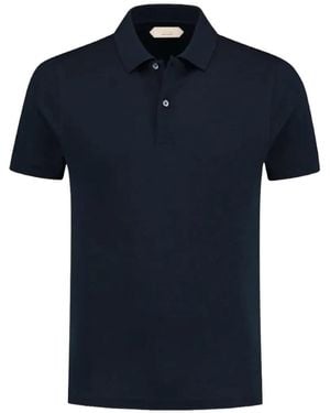 Aurélien Pique-Knit Short-Sleeve Polo Shirt - Blue