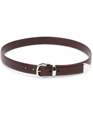 Anderson's Buckle-Fastening Leather Belt - Brown