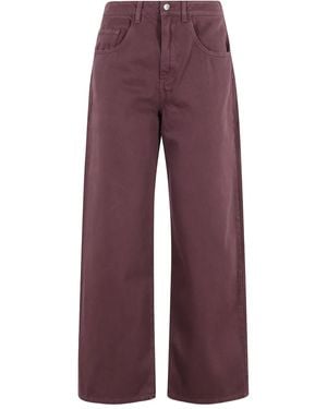ICON DENIM Five-Pocket-Jeans - Lila