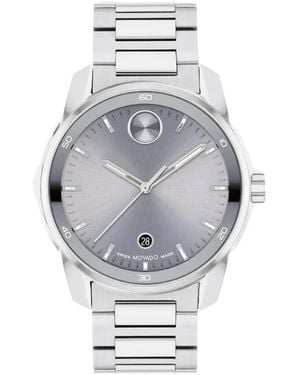 Movado 42Mm Bold Verso Watch - Grey