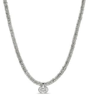 John Hardy Collier Lovestruck En Sterling À Pendentif Serti De Diamants - Métallisé