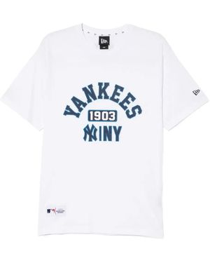 KTZ X Mlb T-Shirt Met Logo - Wit
