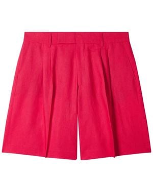 Paul Smith Pleated Shorts - Red