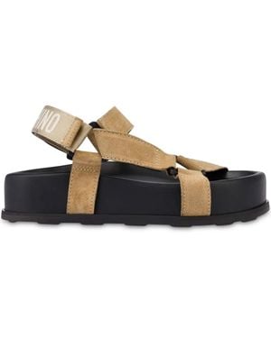 Moschino Suede Sandals - Blue