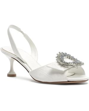 Alexandre Birman 60Mm Madelina Sandals - White