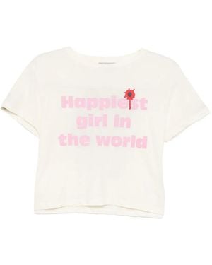 Ashley Williams Happy Tシャツ - ピンク