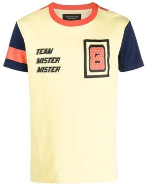 Viktor & Rolf Graphic-Print Cotton T-Shirt - Yellow