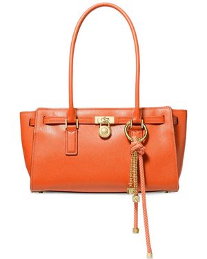 Michael Kors Small Hamilton Tote Bag - Orange