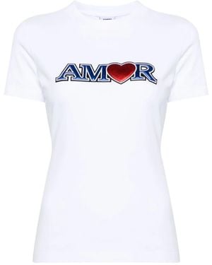 Vetements Slogan-Appliqué Cotton T-Shirt - White
