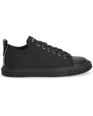 Giuseppe Zanotti Blabber Lace-Up Low-Top Trainers - Black