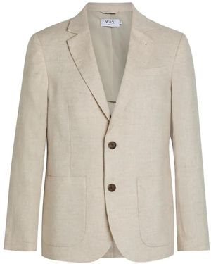 Wax London Button Jacket - White