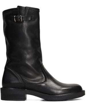 METISSE Stiefel Mit Schnallendetail - Schwarz