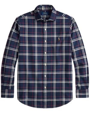 Polo Ralph Lauren Geruit Overhemd - Blauw