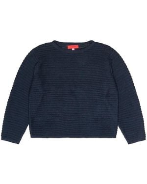 Eckhaus Latta Crew-Neck Jumper - Blue