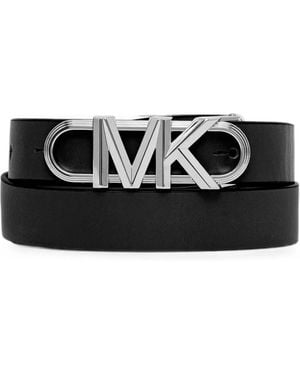 MICHAEL Michael Kors Cinturón Reversible Con Logo - Negro