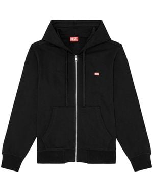DIESEL S-Ginn-Hood-Zip-K13 Sweatshirt - Black