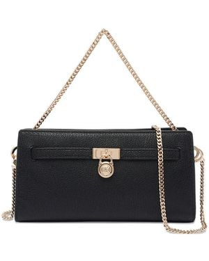 MICHAEL Michael Kors Leather Shoulder Bag - Black
