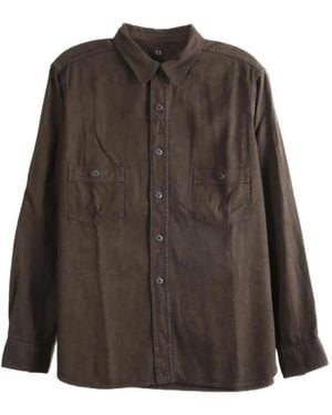 TAIGA TAKAHASHI Chemise À Manches Longues - Brown