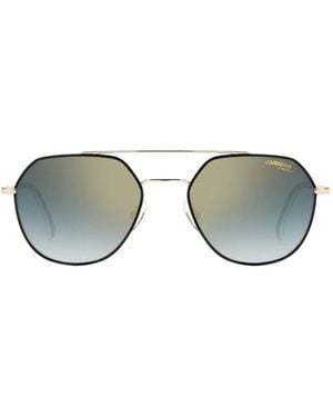 Carrera Geometric-Frame Sunglasses - Metallic