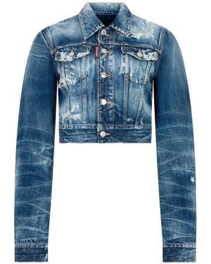 DSquared² Brando Classic Veste En Jean Dean - Blue