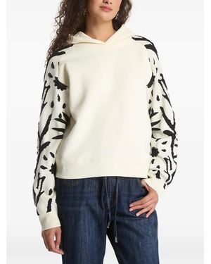Desigual Hoodie À Imprimé Graphique - Blue