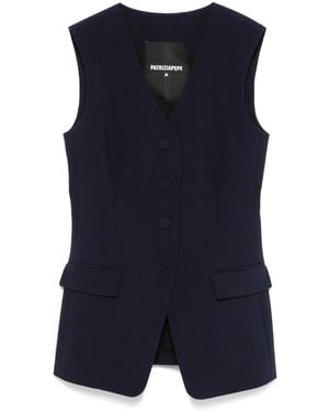 Patrizia Pepe Tailored Vest - Blue