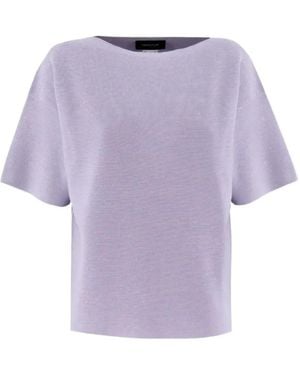 Fabiana Filippi Knitted T-Shirt - Purple