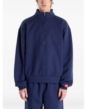 The North Face Fleecepullover Mit Kurzem Reißverschluss - Blau