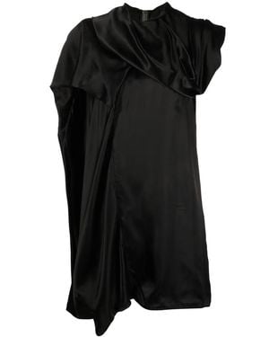 Rick Owens Cornetto Satin-Finish Tunic - Black